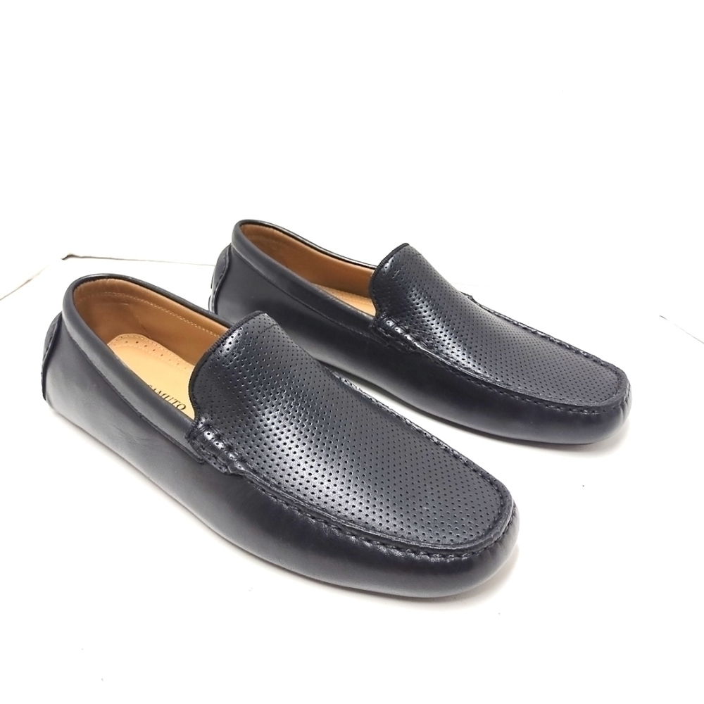 Vince Camuto causal driving slip-on loafer shoes black Size: 10M